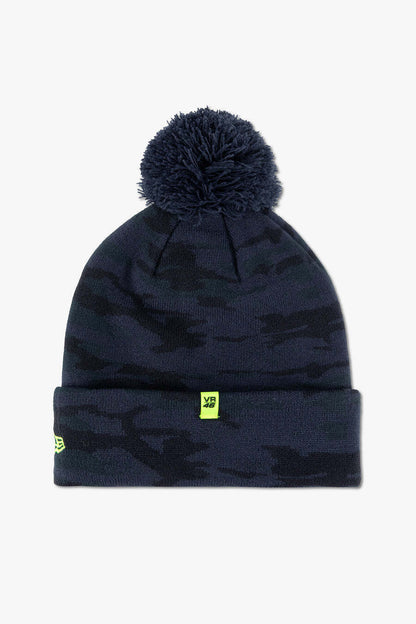 New Era Official Valentino Rossi VR46 Camo Bobble Beanie - Lvmbe 445904