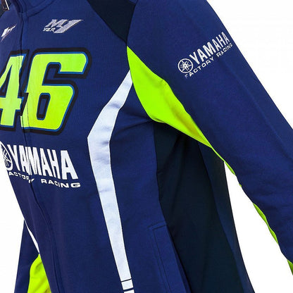 VR46 Official Womans Blue Yamaha Sweatshirt - Ydwfl 272409