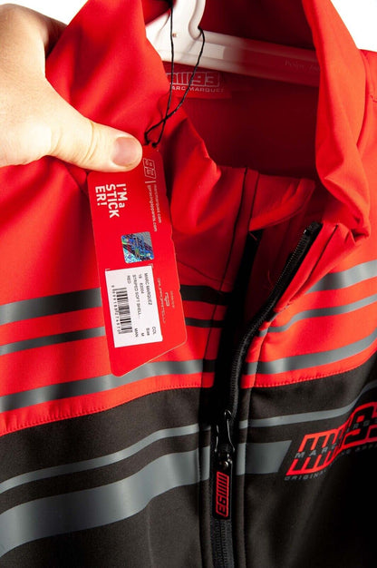 Official Marc Marquez Red Striped Soft-Shell Jacket - 19 63004