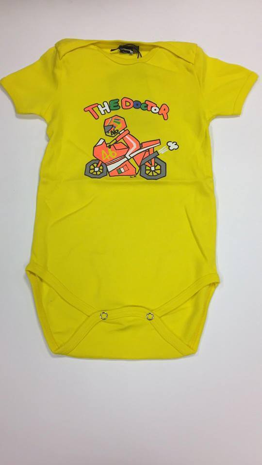 New Official Valentino Rossi VR46 Ducati Baby Body Suit -
