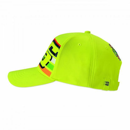 VR46 Valentino Rossi Official Stripes Fluo Cap - Vrmca 350228