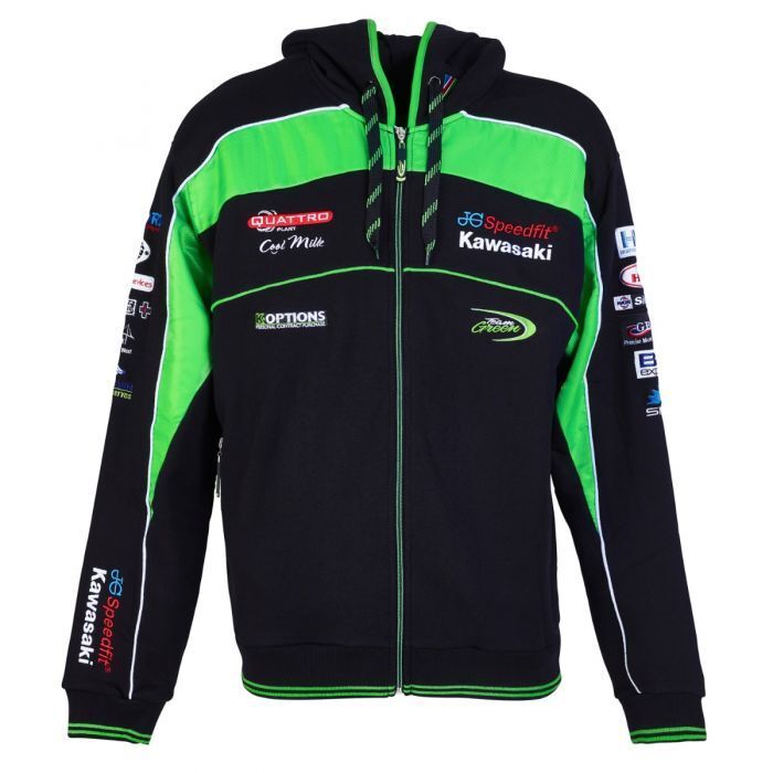 Official JG Speedfit Kawasaki Team Hoodie - 18JGk-Ah1