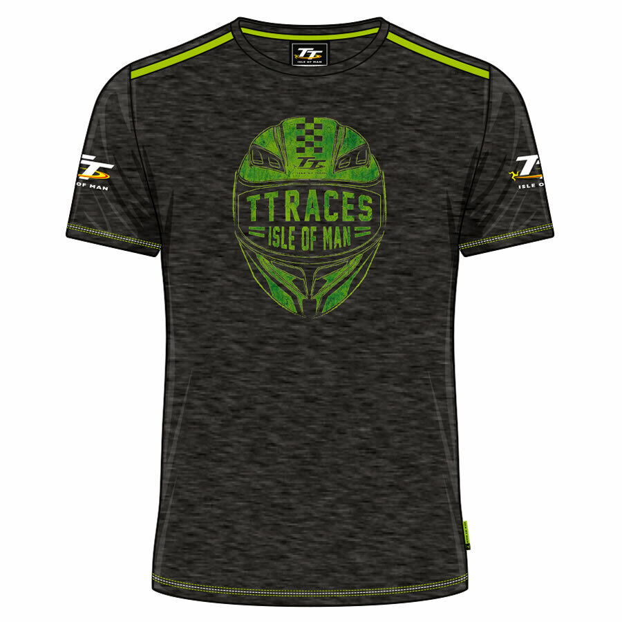 Official Isle Of Man TT Races Helmet Vintage T'shirt - 19Avts6