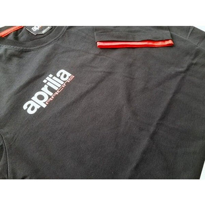 Official Aprilia Racing Be A Racer Black T Shirt - Do.