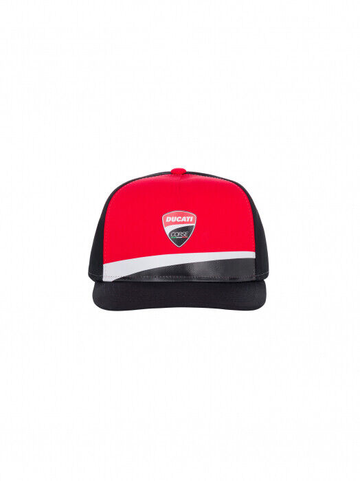 Official Ducati Corse Kids Flat Peak Baseball Cap - 20 46013