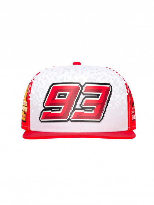 2018 Official Marc Marquez World Championship Level 7 Flat Peak Cap - 18 43014