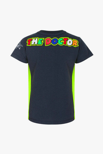 VR46 Official Valentino Rossi 46 Blue Kids T'Shirt - Vrkts 431702