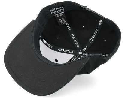 Alpinestars Belvedere Black Snapback Baseball Cap -1232 81050 10