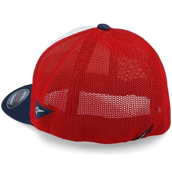 Alpinestar Flag Red White & Blue Flexifit Baseball Cap - 1210 81100