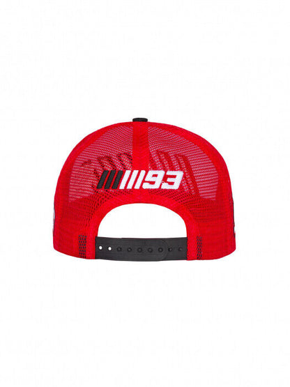 Official Marc Marquez 93 Trucker Flat Peak Cap - 17 43003