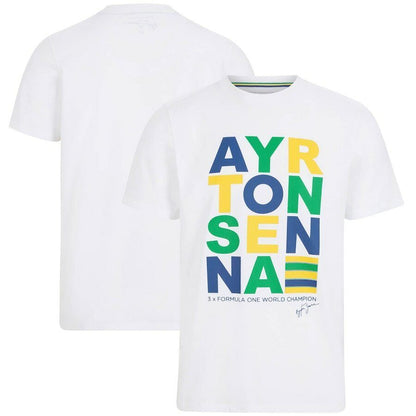 Official Ayrton Senna White T-Shirt - 701218227 001