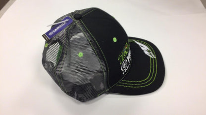 Official Tech 3 Yamaha Flat Peak Camo Mesh Baseball Cap - 17T3Yam-Bbc-Fpm