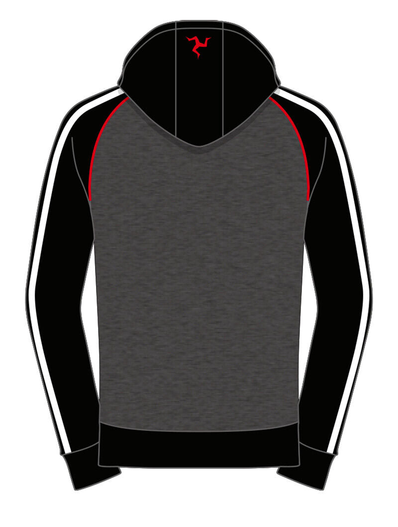 Isle Of Man TT Races Official Black & Grey Hoodie - 17Ah4