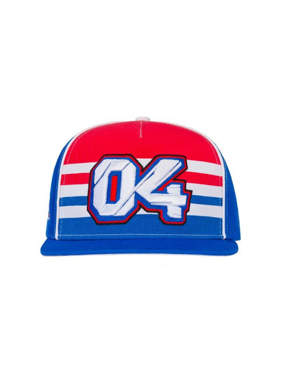 Official Andrea Dovizioso 04 Flat Visor Cap - 18 42201