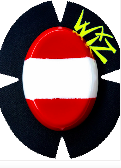 Wiz Austria (Austrian) Flag Knee Sliders (1 Set)