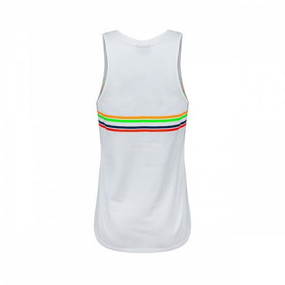 Official Valentino Rossi VR46 White Woman's Tank Top - Vrwtt 307106