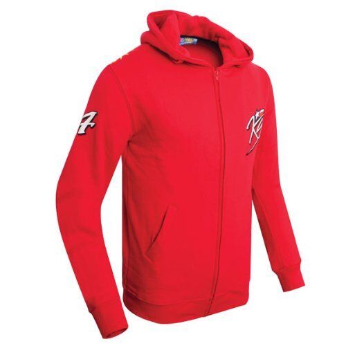 New Official Kevin Schwantz Red Zip Up Hoodie