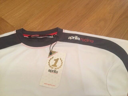 Official Aprilia Rsv4 White T-Shirt - A3Tsxxpoam