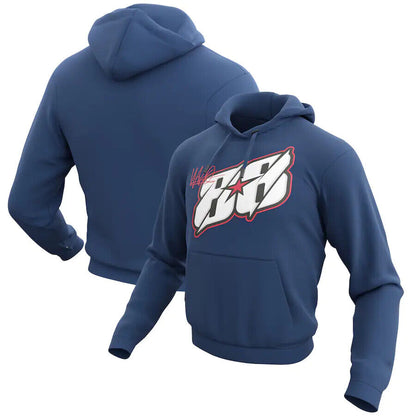 Official Miguel Oliveira 88 Blue Pull Over Hoodie - 103101028