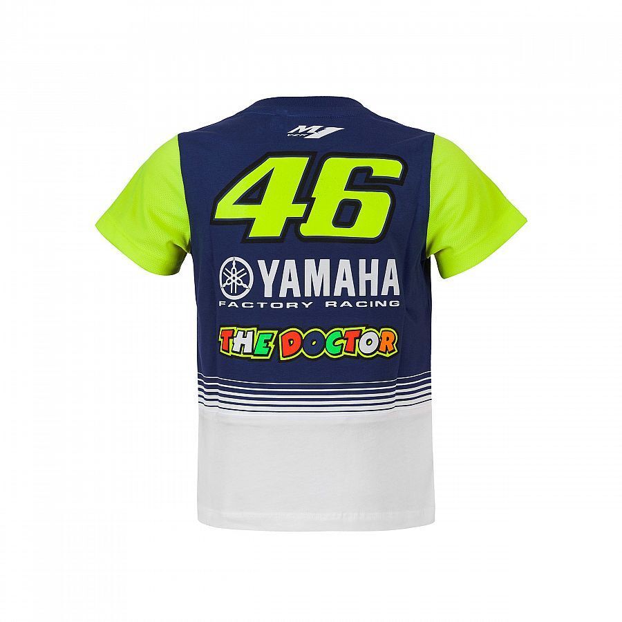 VR46 Official Valentino Rossi Dual Yamaha Kids T-Shirt Ydkts 272503 / 2603