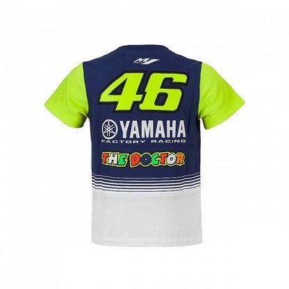 VR46 Official Valentino Rossi Dual Yamaha Kids T-Shirt Ydkts 272503 / 2603