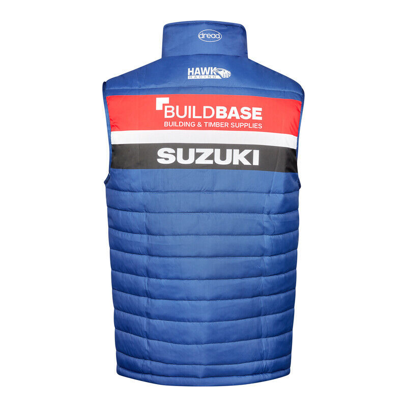 Official Buildbase Suzuki Team Bodywarmer (Gilet) - Z22Bsbbstg