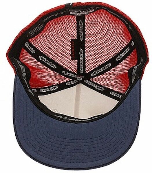 Alpinestar Flag Red White & Blue Flexifit Baseball Cap - 1210 81100