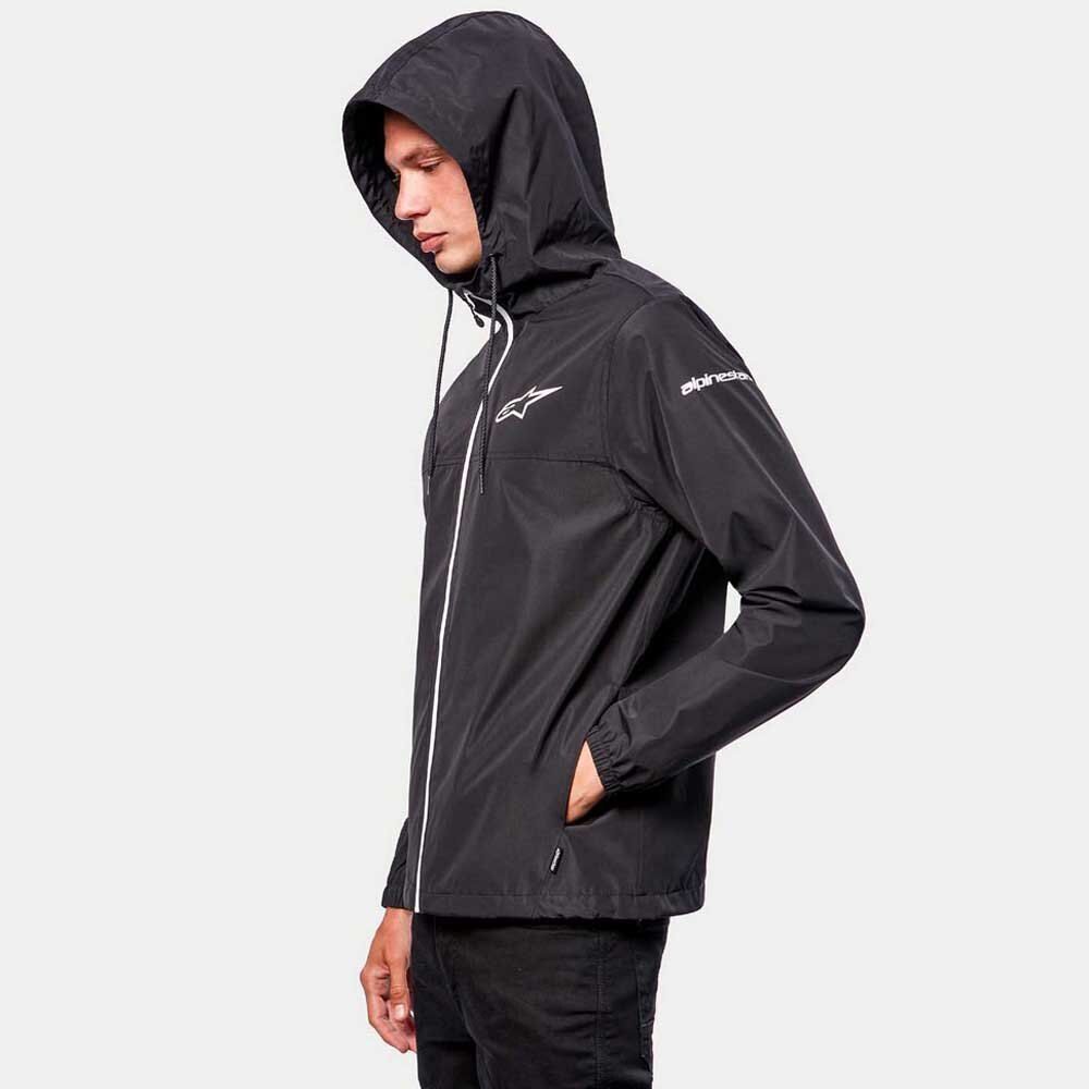 Alpinestar Treq Black Windbreaker Light Jacket - 1232 11020