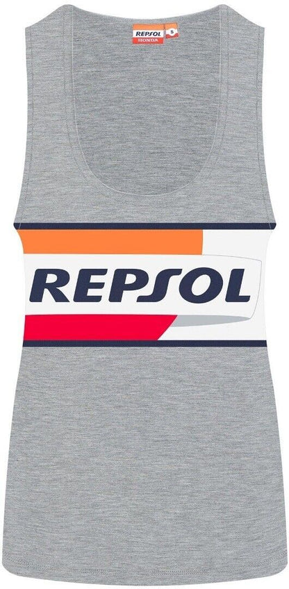Official Repsol Honda Womans Grey Tanktop - 19 38506