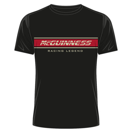 Official John Mcguiness Legends Black T-Shirt -18Jm-Ats1