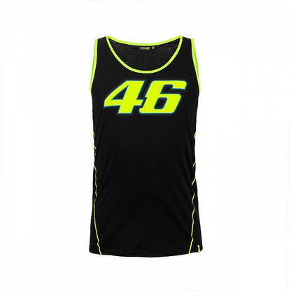 VR46 Official Valentino Rossi Black Tank Top - Vrmtt 306104