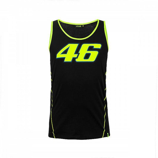 VR46 Official Valentino Rossi Black Tank Top - Vrmtt 306104
