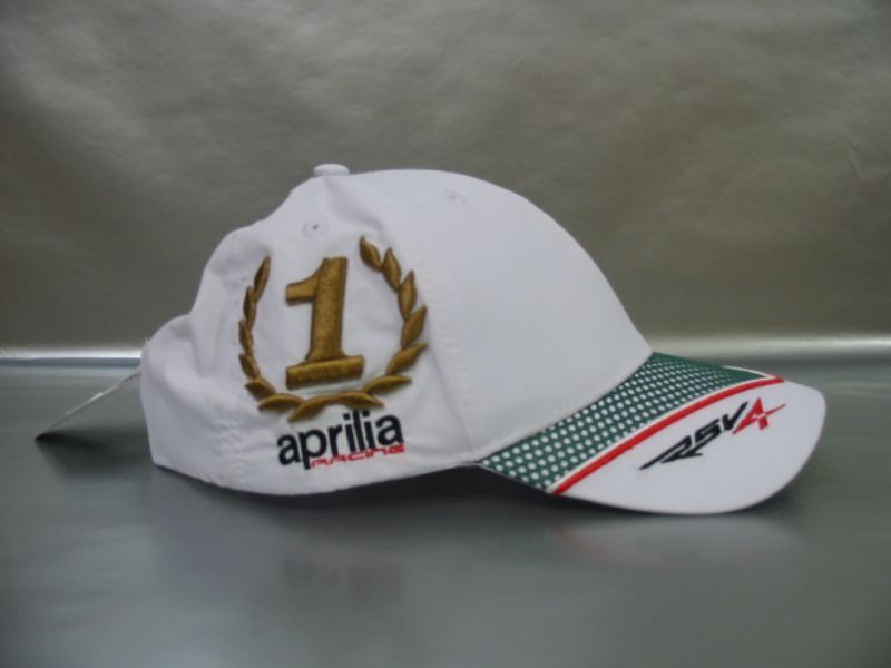 Official Aprilia Kids White Cap