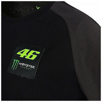VR46 Official Valentino Rossi Monster T-Shirt Black - Momts 358804