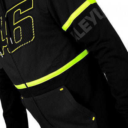 VR46 Official Valentino Rossi Grey Hoodie Sweatshirt - Vrmfl 260620