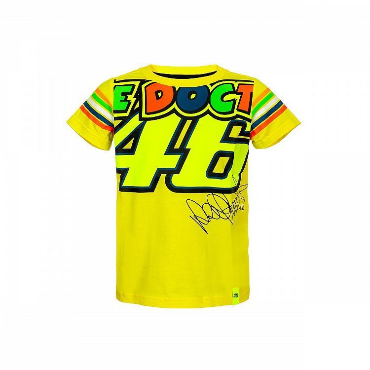 VR46 Official Valentino Rossi Kids Stripes T'Shirt - Vrkts 307901