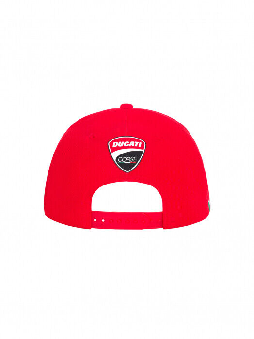 Official Ducati Corse Red Flat Peak Cap - 20 46005