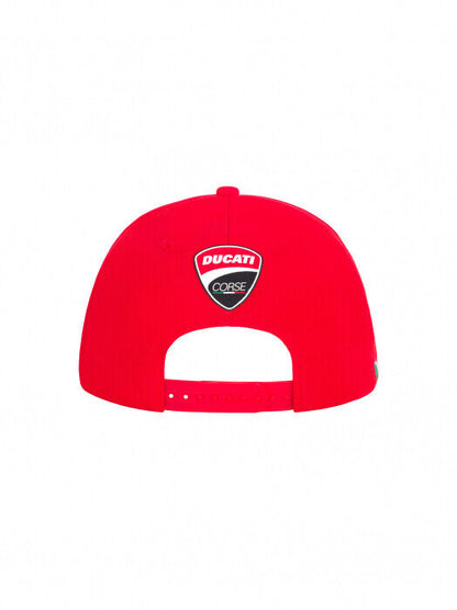 Official Ducati Corse Red Flat Peak Cap - 20 46005