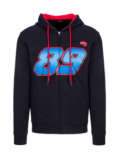 Official Jorge Martin Blue Zip Up Hoodie - 21 26201