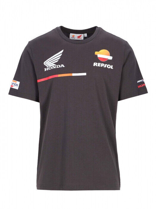 Official Repsol Honda Dark Grey T Shirt - 22 38504