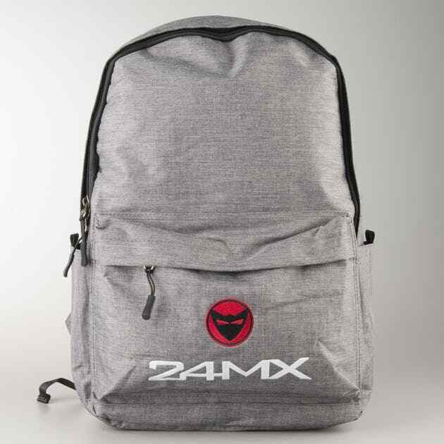 New 24MX Essential Grey Backpack - 24MX-Bp-2Gr
