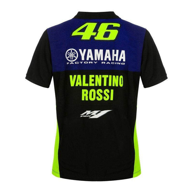 Official Valentino Rossi VR46 Dual Yamaha Mans Polo - Ydmpo362109