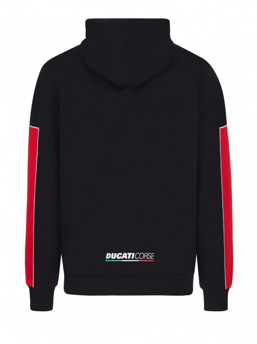 Official Ducati Corse Black Zip Up Hoodie - 20 26001