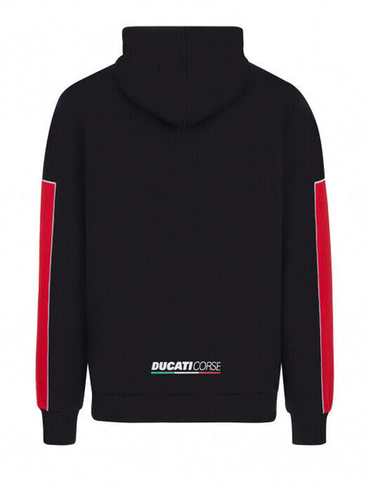 Official Ducati Corse Black Zip Up Hoodie - 20 26001