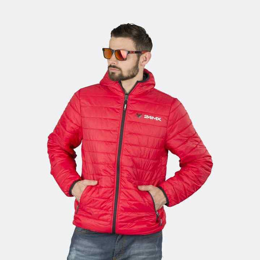 New 24MX Montana Down Red Puff Jacket -