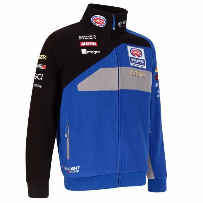 Official Pata Yamaha Racing Team Fleece Jacket - 19YamWSBK-R-Af1