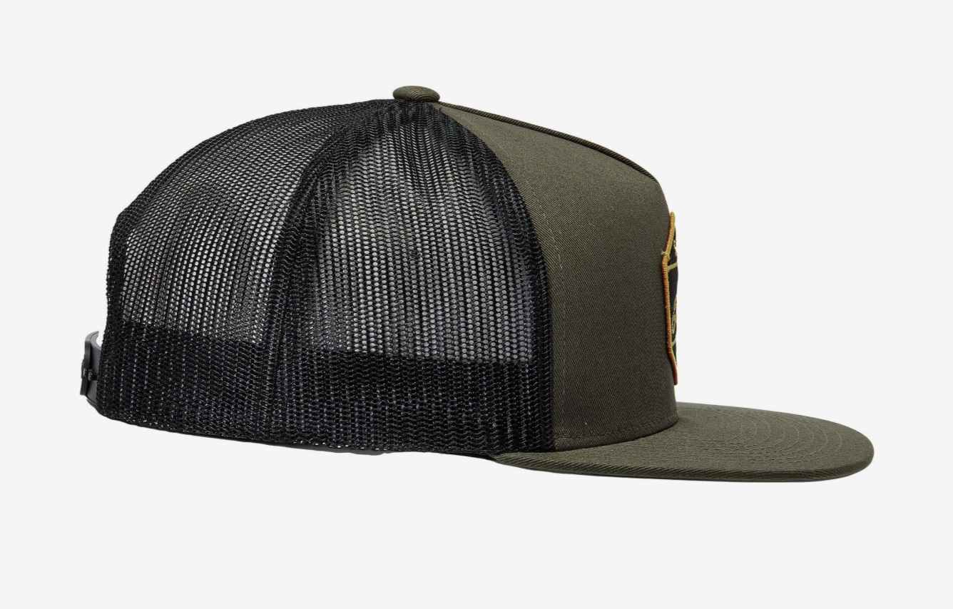 Alpinestars Bolt Truckers Flat Peak Green Baseball Cap - 1213 81014 6910