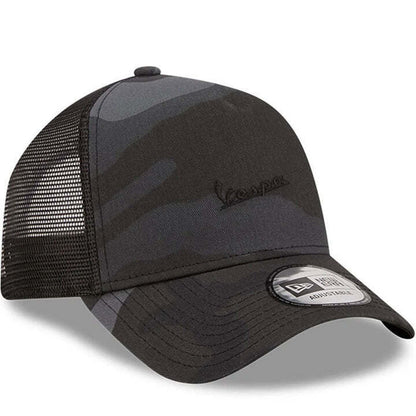 Official New Era Vespa Camo E Frame Truckers Baseball Cap - 60284548