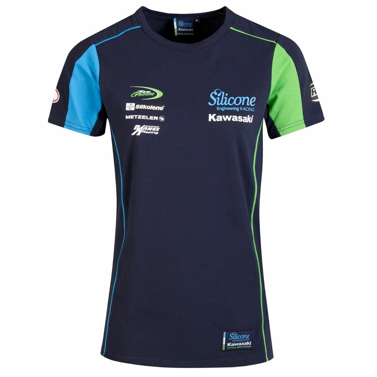 Official Silicone Racing Kawasaki Team Ladies T Shirt - 19Sk-Lt