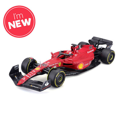 Ferrari F1-75 Carlos Sainz With Helmet 1:18 Bburago Model - B18-16811S